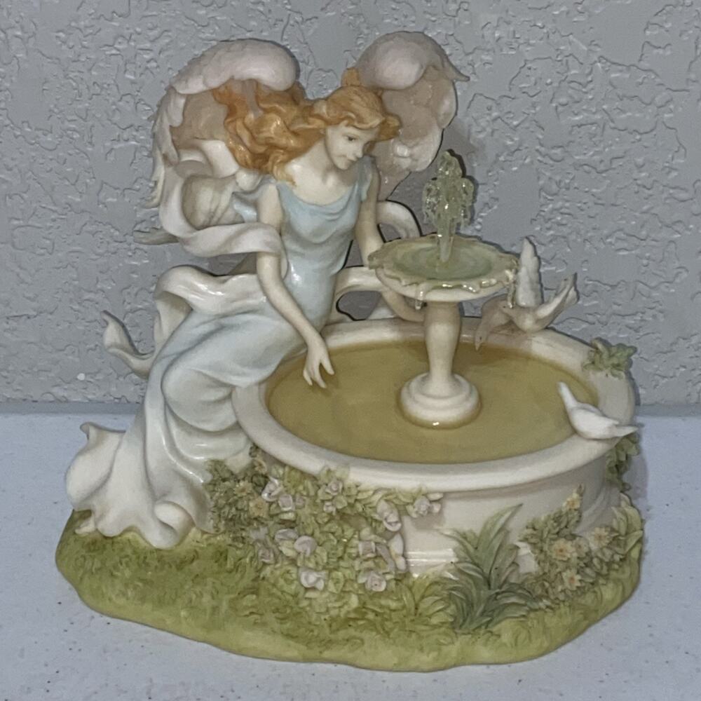 RARE 2005 Seraphim Classics‎ Angel Carley Make A Wish Fountain Limited 1629/5000